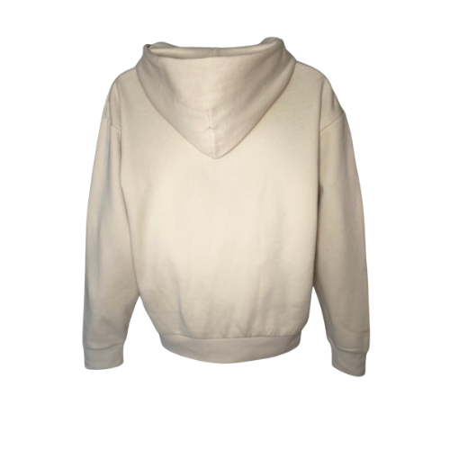 Semicolon Ivory Hoodie back