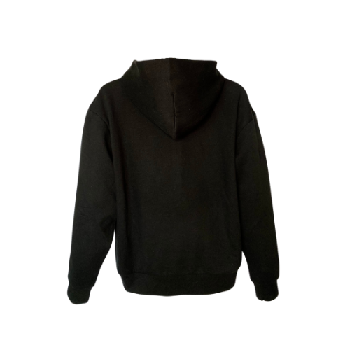 Semicolon Black Hoodie back